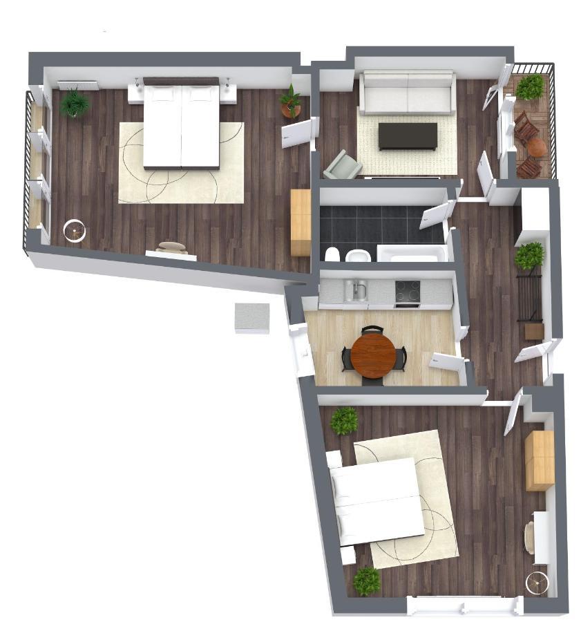 80Qm Luxurioese Designerwohnung Im Herzen Bochums Dış mekan fotoğraf